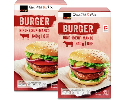 Rinds Hamburger 2x640g