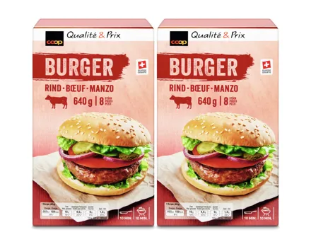 Rinds Hamburger 8x80g 2x 640g