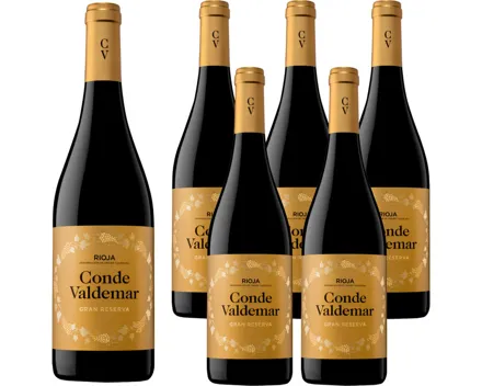 Rioja DOCa Conde Valdemar Gran Reserva 6x 75cl (2017) – Rotwein, Spanien (0.75l)