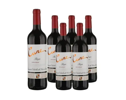 Rioja DOCa Crianza Cune 6x 75cl (2021) – Rotwein, Spanien (0.75l)