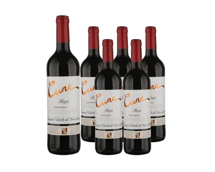 Rioja DOCa Crianza Cune 6x 75cl (2022) – Rotwein, Spanien (0.75l)
