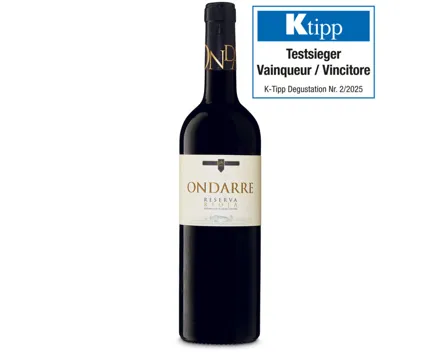 Rioja DOCa Reserva Bodegas Ondarre (2019) – Rotwein, Spanien (0.75l)