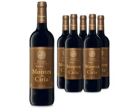Rioja DOCa Reserva Montes de Ciria 6x 75cl (2020) – Rotwein, Spanien (0.75l)