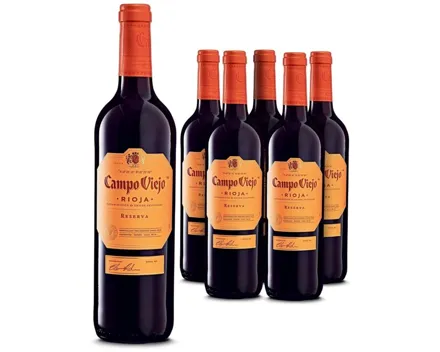 Rioja Reserva DOCa Campo Viejo 6x 75cl (2018) – Rotwein, Spanien (0.75l)