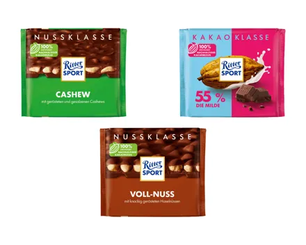 RITTER SPORT Nuss-Klasse