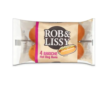 R&L Brioche Hot Dog Buns