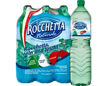 Rocchetta Mineralwasser Naturale