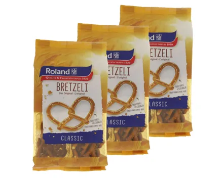 Roland Salzbretzeli classic 3x 100g