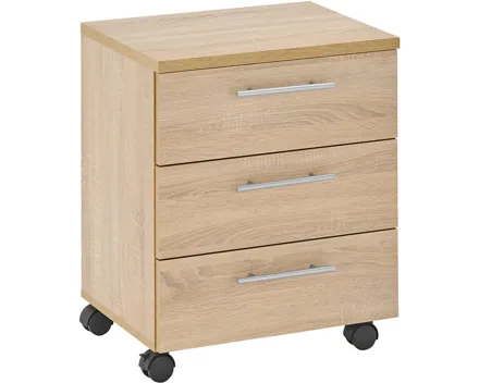 Rollcontainer Sven Dekor Eiche Sonoma 40 x 56 x 39 cm