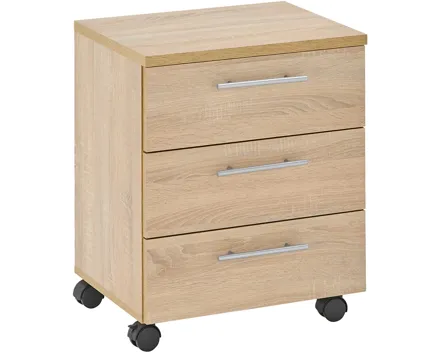 Rollcontainer Sven Dekor Eiche Sonoma 40 x 56 x 39 cm