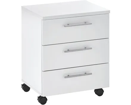 Rollcontainer Sven Dekor weiss 40 x 56 x 39 cm