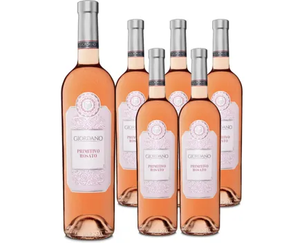 Rosato Puglia IGT Primitivo Cantina Giordano 6x 75cl (2024) – Roséwein, Italien (0.75l)