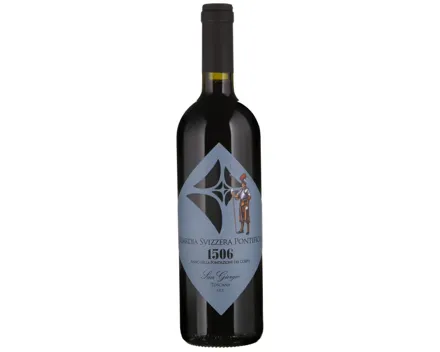 Rosso Toscana IGT San Giorgio Päpstliche Schweizer Garde 1506 (2019) – Rotwein, Italien (0.75l)