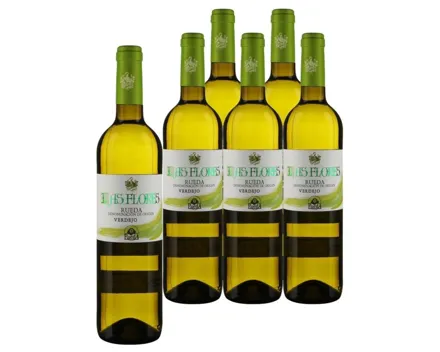 Rueda DO Verdejo Las Flores 6x 75cl (2023) – Weisswein, Spanien (0.75l)