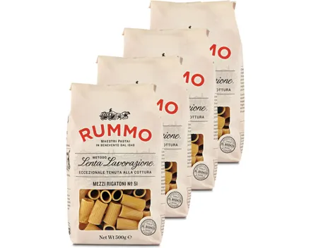 Rummo Mezzi Rigatoni No.51 4x 500g