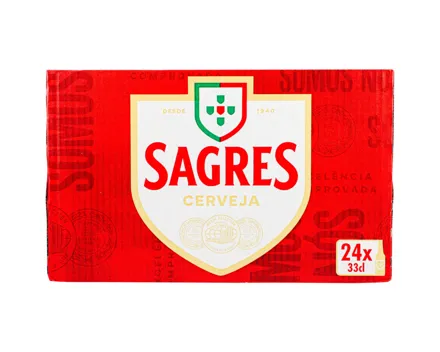 Sagres Bier 24x33cl