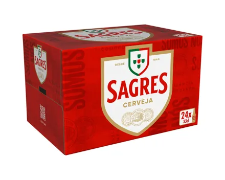 Sagres Bier 24x33cl