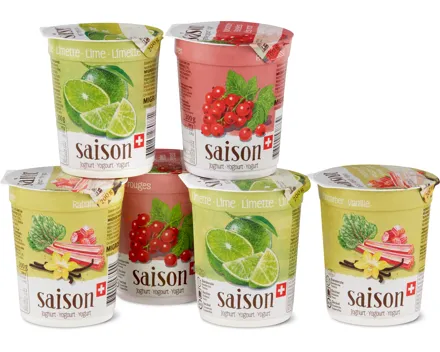 Saison- und M-Classic-Joghurts