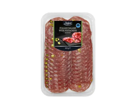 Salami mit Pistazien