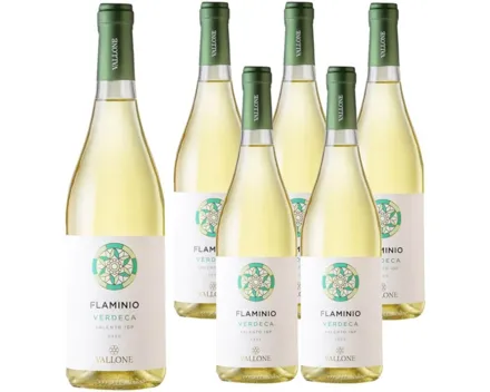 Salento IGP Flaminio Verdeca Blanc Vallone 6x 75cl (2024) – Weisswein, Italien (0.75l)