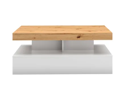 Salontisch Corso Melamin weiss Artisan 110 x 46 x 65 cm
