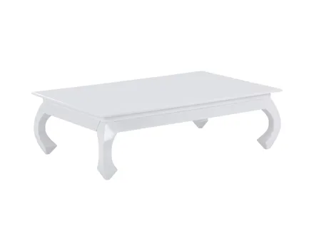 Salontisch Osaka Hochglanz MDF weiss 130 x 38 x 80 cm