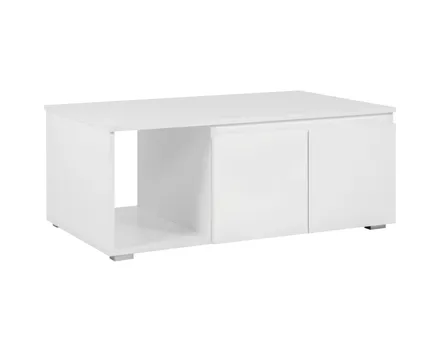 Salontisch Shark Melamin weiss 100 x 40 x 60 cm