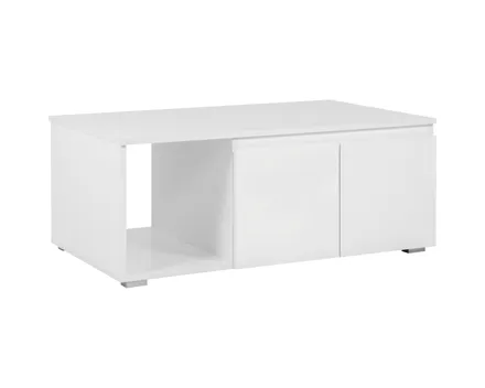 Salontisch Shark Melamin weiss 100 x 40 x 60 cm