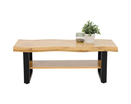 Salontisch Tina U-Fuss MDF Wildeiche 110 x 42 x 60 cm