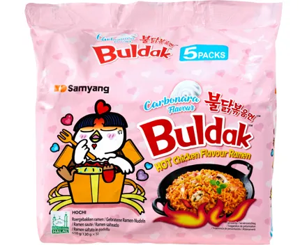 Samyang Buldak Hot Chicken Carbonara Flavour