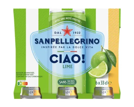 San Pellegrino Ciao Limette 6x33cl