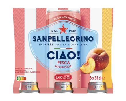 San Pellegrino Ciao Pfirsich 6x33cl