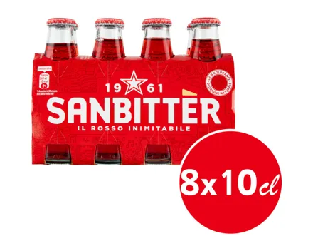 San Pellegrino Sanbittèr rosso 8x10cl
