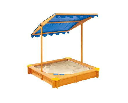 Sandkasten mit Dach und Glacestand
