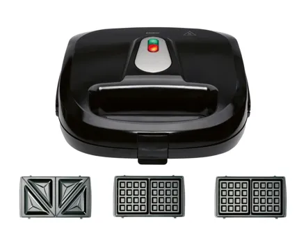 Sandwichmaker mit Wechselplatten