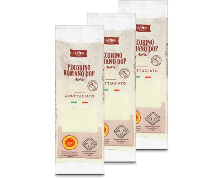 Sapori d'Italia Pecorino Romano gerieben 3x 100g