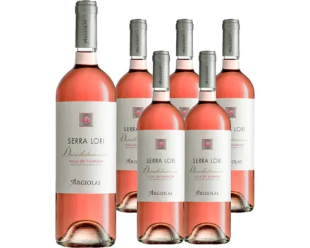 Sardinien IGT Argiolas Serra Lori Rosé 6x 75cl (2025) – Roséwein, Italien (0.75l)