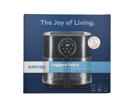 Satrap Airfryer Leggero Vetro 4L minimum Pfoa