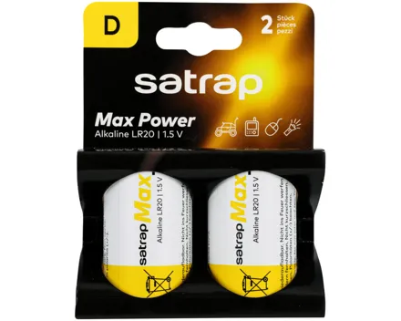 Satrap Batterien D/Lr20 2 Stück