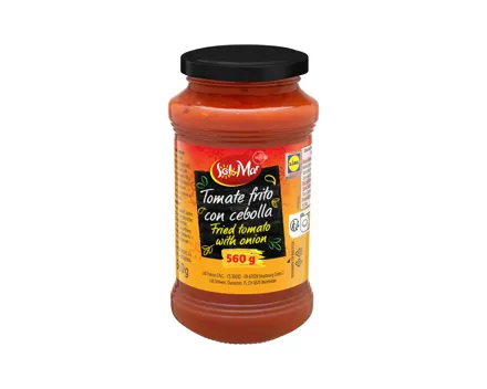 Sauce aus frittiert. Tomaten