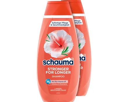 Schauma Shampoo Strong & Long 2 x 400 ml