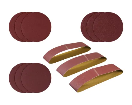 Schleifpapier-Set, 12-tlg.