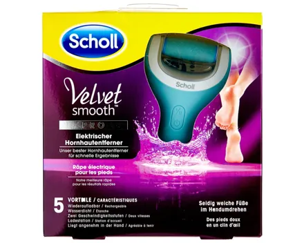 Scholl Velvet Smooth Hornhautentferner elektrisch Pro - Wet & Dry
