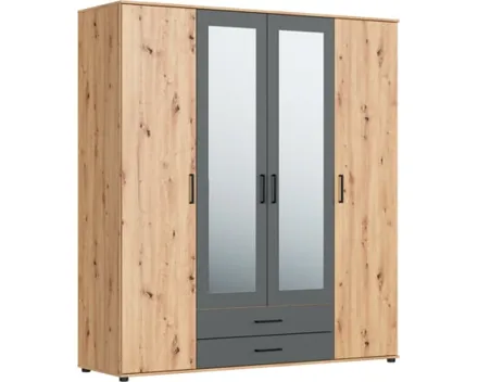 Schrank Bianca II, 4-türig, 182 x 201 cm artisan