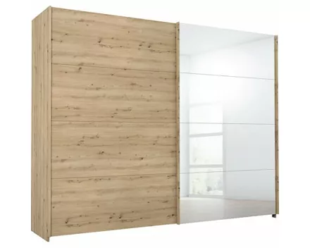 Schrank Piazza Dekor 271 x 210 x 62 cm, mit Spiegel artisan