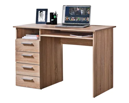 Schreibtisch David Dekor Eiche Sonoma 110 x 75 x 55 cm