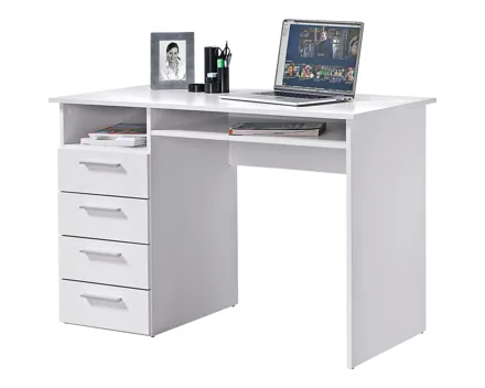 Schreibtisch David Dekor weiss 110 x 75 x 55 cm