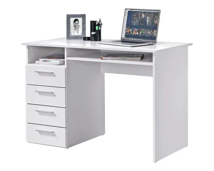 Schreibtisch David Dekor weiss 110 x 75 x 55 cm
