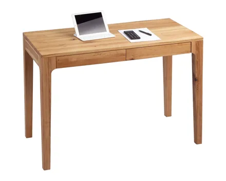 Schreibtisch Woody Wildeiche massiv 110 x 76 x 55 cm