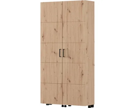 Schuhschrank Islay 92 x 185 cm Artisan Eiche